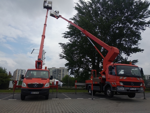 wynajem podno�nika koszowego Komor�w